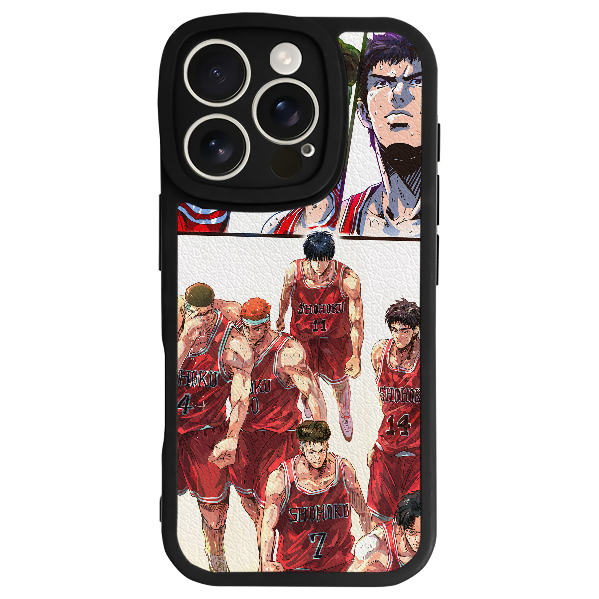 （画像用） SLAM DUNK／スラムダンク 【iPhone 16シリーズ対応】シリコンスマホケース（レザー調） 材質：シリコン